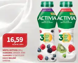 Kubík potraviny Nápoj activia nabídka
