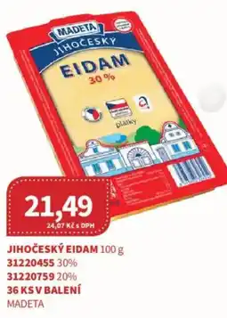 Kubík potraviny MADETA Jihočeský eidam nabídka
