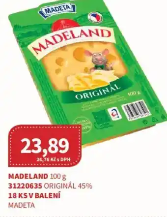 Kubík potraviny MADETA Madeland nabídka