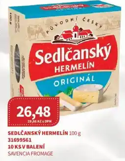 Kubík potraviny Sedlčanský hermelín nabídka