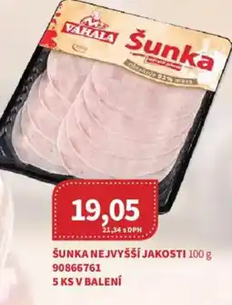 Kubík potraviny Šunka nejvyšší jakosti nabídka