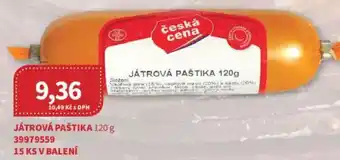 Kubík potraviny Játrová paštika nabídka
