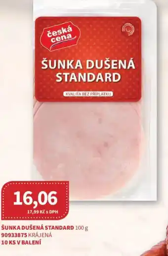 Kubík potraviny Šunka dušená standard nabídka