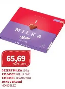 Kubík potraviny Dezert milka nabídka
