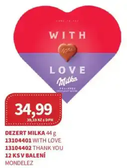 Kubík potraviny Dezert Milka nabídka