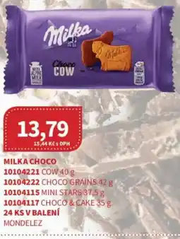 Kubík potraviny Milka choco nabídka