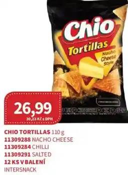 Kubík potraviny Chio tortillas nabídka