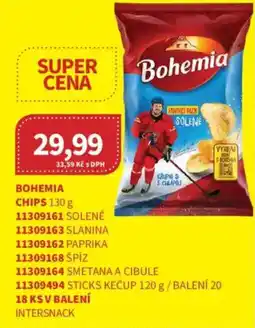 Kubík potraviny BOHEMIA Chips nabídka