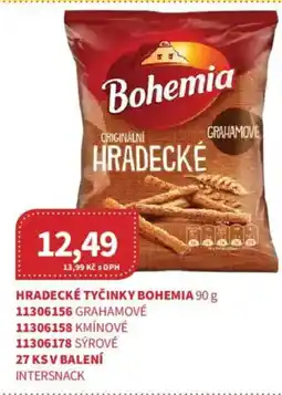 Kubík potraviny Hradecké tyčinky bohemia nabídka