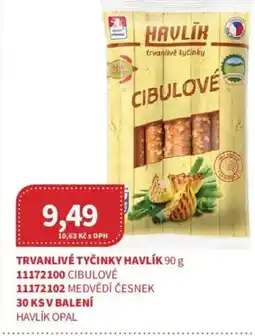 Kubík potraviny Trvanlivé tyčinky havlík nabídka