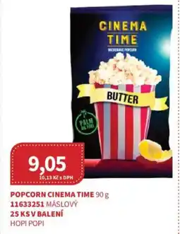Kubík potraviny Popcorn cinema time nabídka