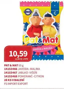 Kubík potraviny Pat & Mat nabídka