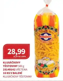 Kubík potraviny Klusáčkovy těstoviny nabídka