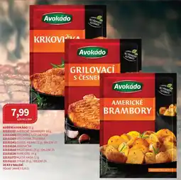 Kubík potraviny Koření avokádo nabídka