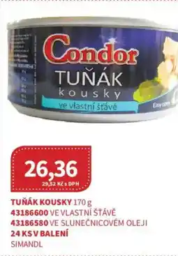 Kubík potraviny Condor Tuňák kousky nabídka