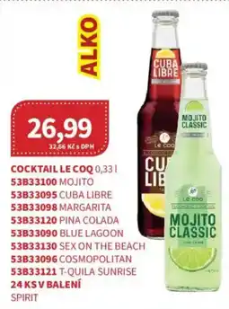 Kubík potraviny Cocktail le coq nabídka