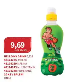 Kubík potraviny Hello my drink nabídka