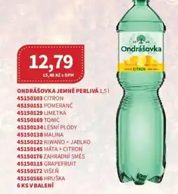 Kubík potraviny Ondrášovka jemně perlivá nabídka