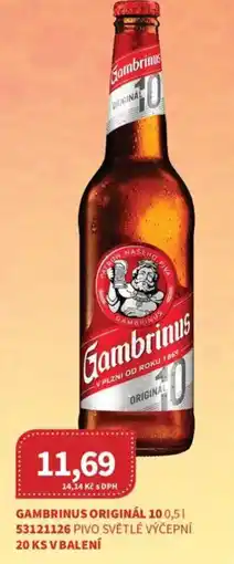 Kubík potraviny Gambrinus originál 10 nabídka