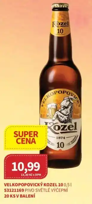 Kubík potraviny Velkopopovický kozel 10 nabídka