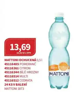 Kubík potraviny Mattoni ochucená nabídka