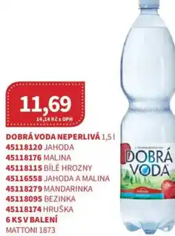 Kubík potraviny Dobrá voda neperlivá nabídka