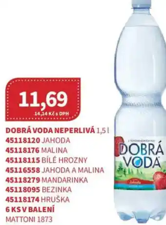 Kubík potraviny Dobrá voda neperlivá nabídka
