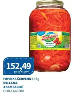 Kubík potraviny Paprika červená nabídka