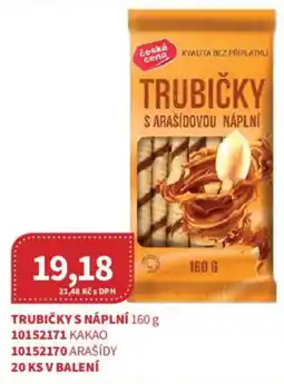 Kubík potraviny Trubičky s náplní nabídka