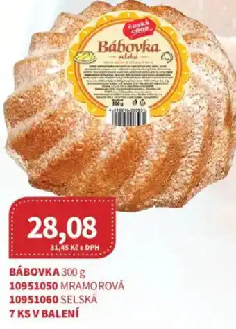 Kubík potraviny Bábovka nabídka