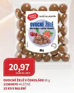 Kubík potraviny Ovocné želé v čokoláde nabídka