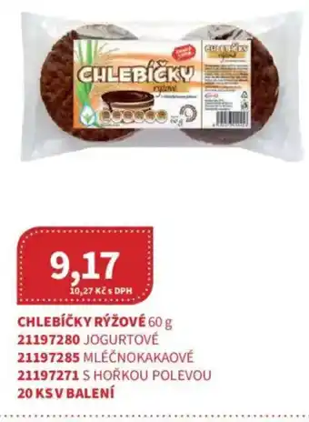 Kubík potraviny Chlebíčky rýžové nabídka
