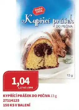 Kubík potraviny Kypřící prášek do pečiva nabídka