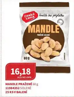 Kubík potraviny Mandle pražené nabídka