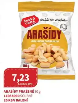 Kubík potraviny Arašídy pražené nabídka