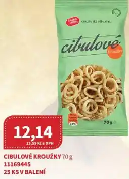 Kubík potraviny Cibulové kroužky nabídka