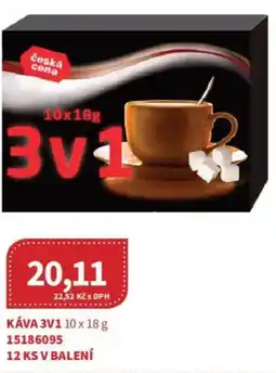 Kubík potraviny Kava 3v1 nabídka