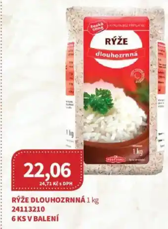 Kubík potraviny Rýže dlouhozrnná nabídka