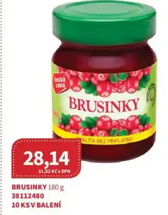 Kubík potraviny Brusinky nabídka