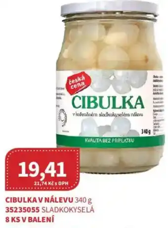Kubík potraviny Cibulka v nálevu nabídka