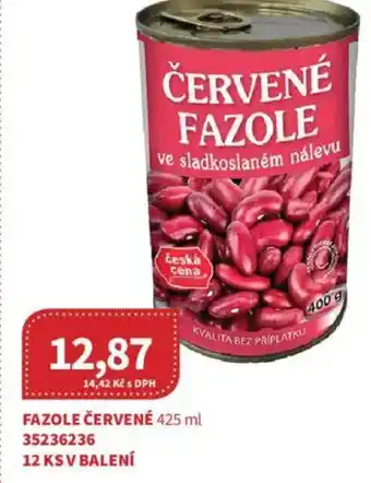 Kubík potraviny Fazole červené nabídka