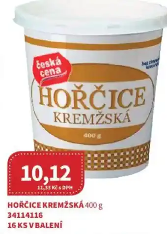 Kubík potraviny Hořčice kremžská nabídka