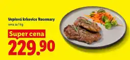 Lidl Vepřová krkovice Rosemary nabídka