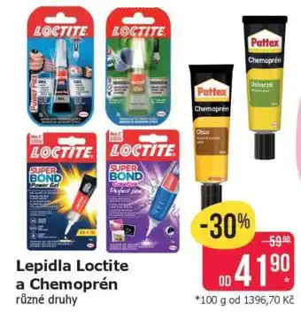 Lepidla Loctite a Chemoprén