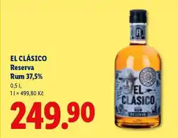 Lidl EL CLÁSICO Reserva Rum 37,5% nabídka