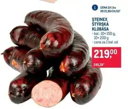 Makro STEINEX ŠTÝRSKÁ KLOBÁSA nabídka