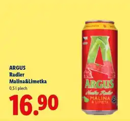 Lidl ARGUS Radler Malina&Limetka nabídka