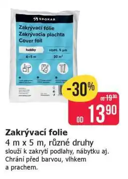 Teta Zakrývací fólie nabídka