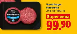 Lidl Hovězí burger blue cheese nabídka