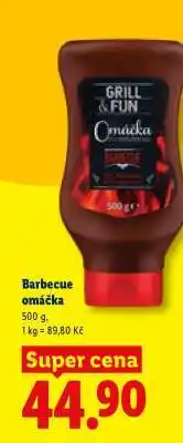 Lidl Barbecue omáčka nabídka